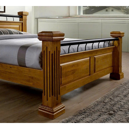 Wrought Iron : Giường Ngủ Châu Âu - Kích Nệm 1m4 x 1m93